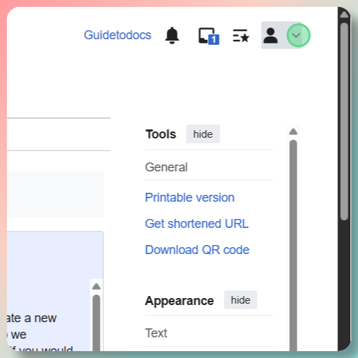 Accessing user sandbox from homepage